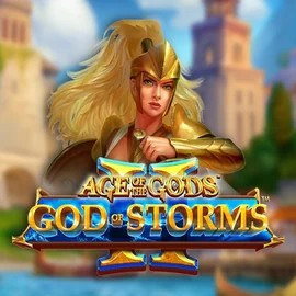 Age Of The Gods: God Of Storms 2 logo by Playtech MrPacho Casino