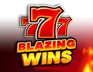 Blazing Wins slot logo by Playson at MrPacho Casino