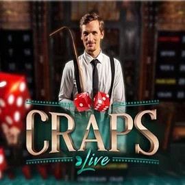 Live Craps slot logo by Evolution at MrPacho Casino