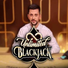 Unlimited Blackjack logo – Live Casino by Ezugi at MrPacho Casino